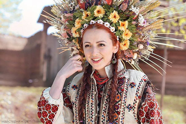 Украинские венки как произведение искусства.