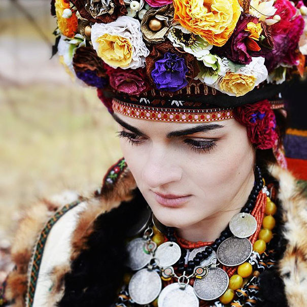 Украинские венки как произведение искусства.